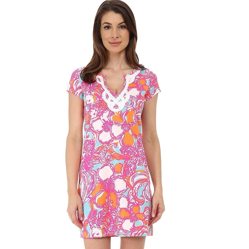 Lilly Pulitzer Women's Brewster T-Shirt Dress Size Medium